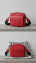 Bolsa tiracolo punch red moderna